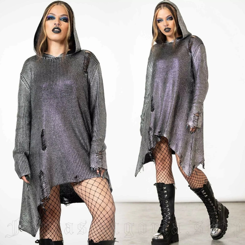 Killstar Hot As Heim Hooded Sweater NWT 4XL
